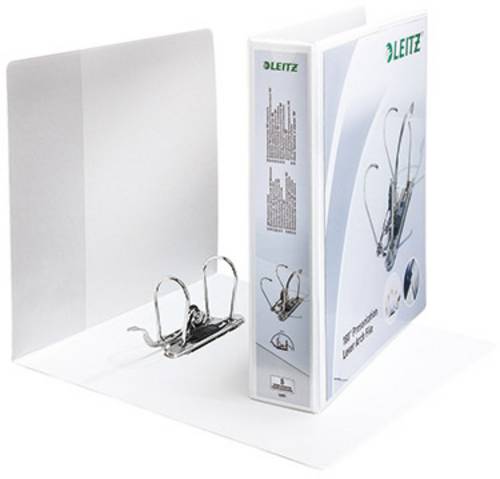 Leitz Präsentationsordner Premium 4225 DIN A4, Überbreite Rückenbreite: 80 mm Weiß 42250001
