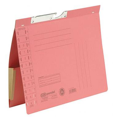 ELBA Pendelhefter 100570022 DIN A4 Amtsheftung 320g Manilakarton rot