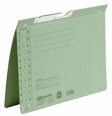 Elba Pendelhefter 1554268 DIN A4 Grün Art der Heftung: Amtsheftung 320 g/m² 1 St.
