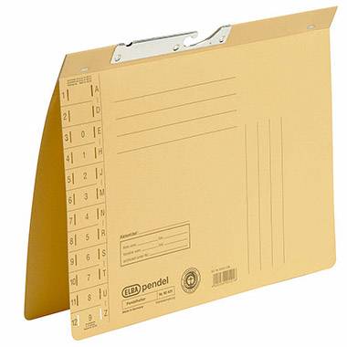 Elba Pendelhefter 1554270 DIN A4 Gelb Art der Heftung: Amtsheftung 320 g/m² 1 St.