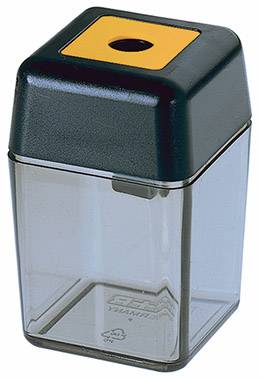 M+R Dosenspitzer 8mm rechteckig Kunststoff Kunststoff schwarz/rauch