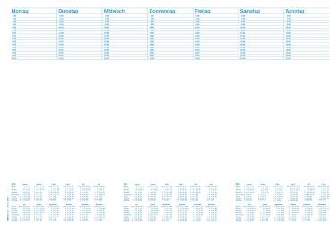 RNK Verlag 46617 Schreibunterlage Jahresplan Weiß (B x H) 600 mm x 420 mm