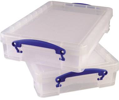 Really Useful Box Aufbewahrungsbox 4C Transparent 4 l (B x H x T) 390 x 88 x 240 mm 1 St.