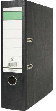 HEAD Ordner DIN A4 Rückenbreite: 80mm Schwarz Wolkenmarmor 2 Bügel 120006900