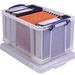 Really Useful Box Aufbewahrungsbox 48C Transparent 48 l (B x H x T) 610 x 315 x 402 mm 1 St.