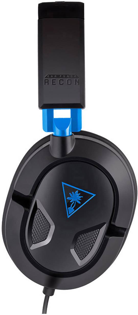 Turtle Beach Ear Force Recon 50P Gaming Over Ear Headset kabelgebunden 7.1 Surround Schwarz Mikrofon-Rauschunterdrückung Lautstärkeregelung, Mikrof