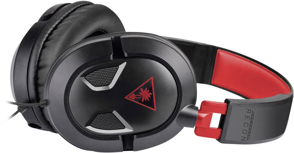 Turtle Beach Recon 50 Over Ear Headset kabelgebunden Stereo Schwarz Faltbar, Mikrofon-Stummschaltung Gaming