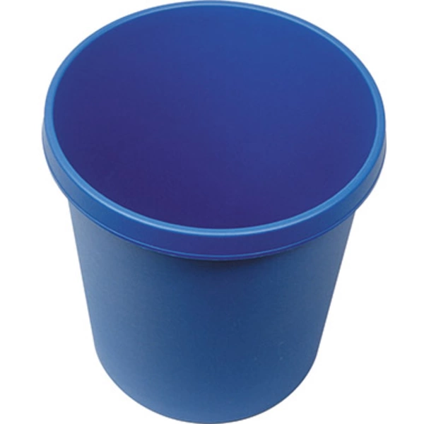 Helit the german H6105834 Papierkorb 18l (Ø x H) 315mm x 335mm Polypropylen Blau Helit the german H6105834 Papierkorb 18l (Ø x H) 315mm x 335mm Polypropylen Blau