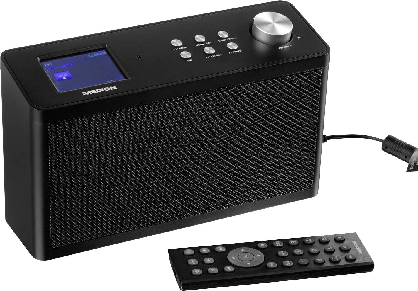 Medion P85060 (MD 87308) Küchenradio, Unterbauradio AUX, DAB+, UKW