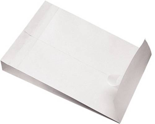 1554602 Faltentasche Weiß Verwendung für Papierformat=DIN B4 250 St./Pack. 250St.