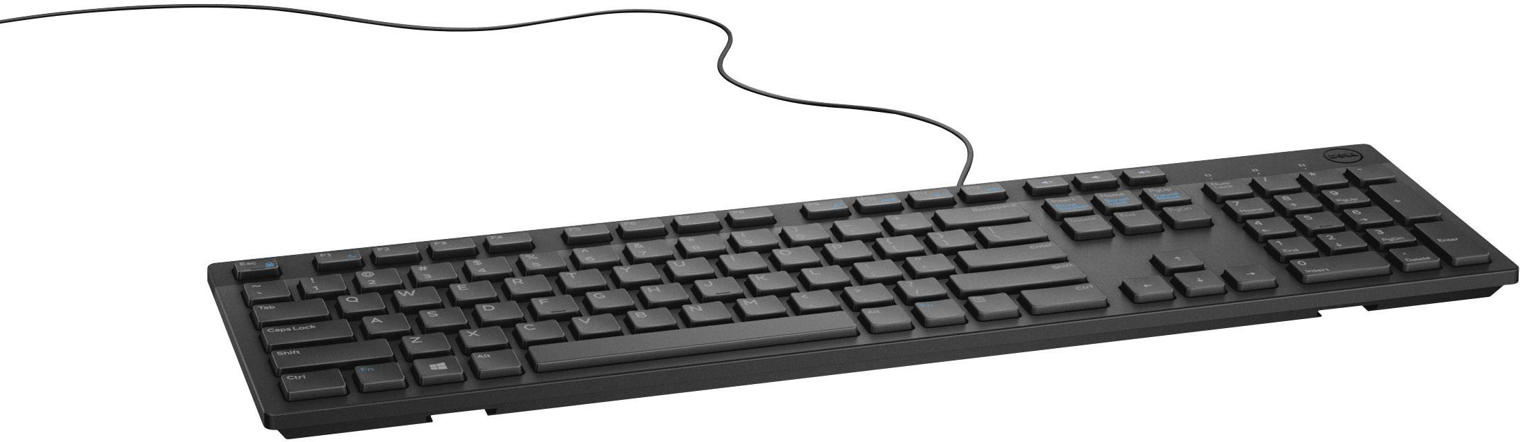 Dell KB216 USB Tastatur Deutsch, QWERTZ Schwarz