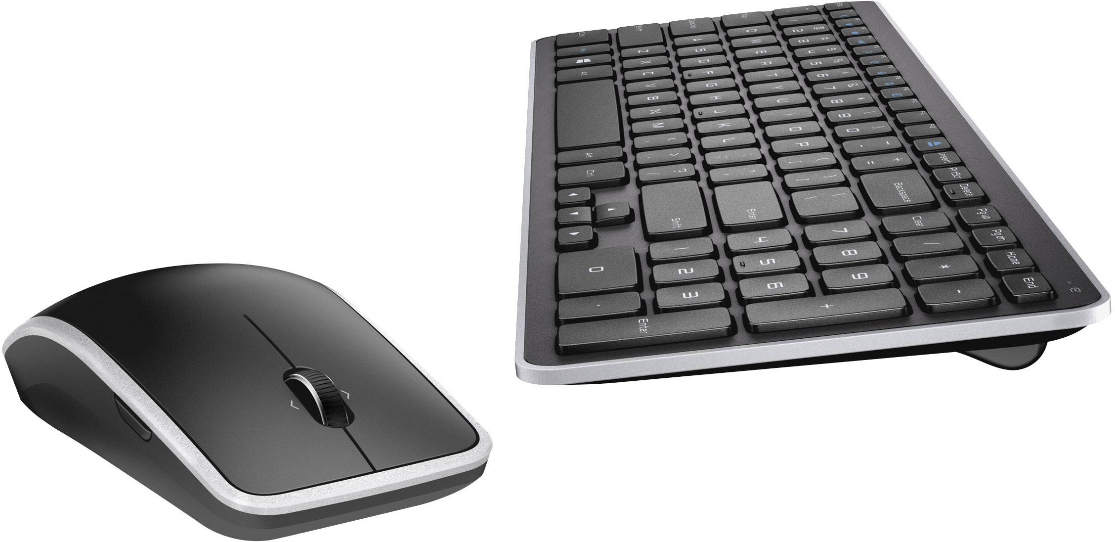 Dell KM714 Funk Tastatur, Maus-Set Deutsch, QWERTZ Schwarz