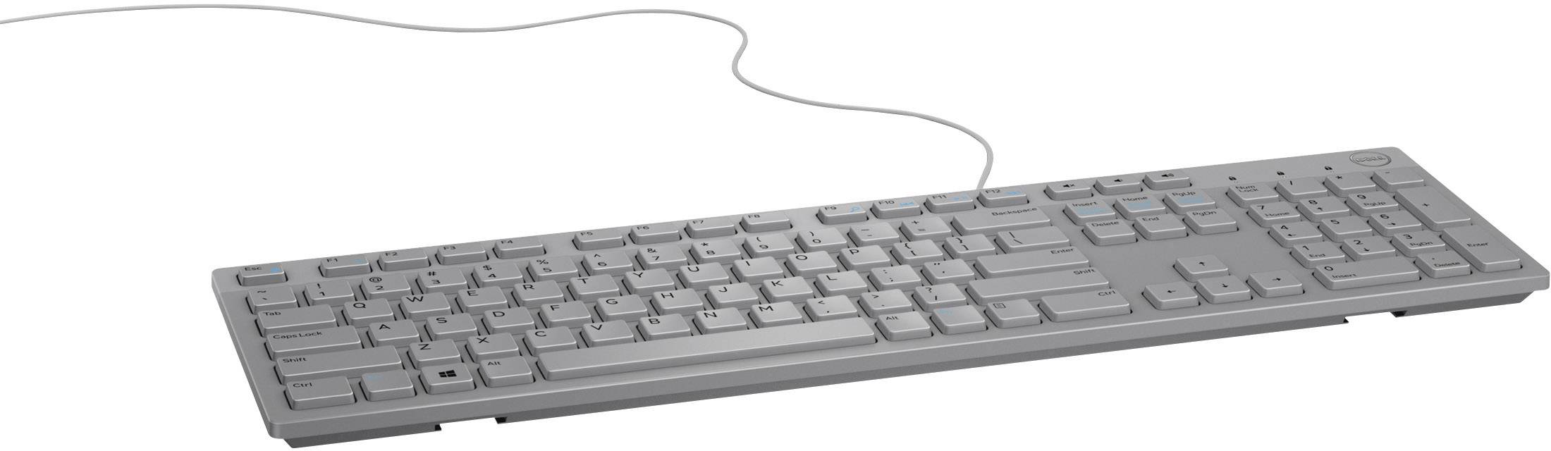 Dell KB216 USB Tastatur Deutsch, QWERTZ Grau