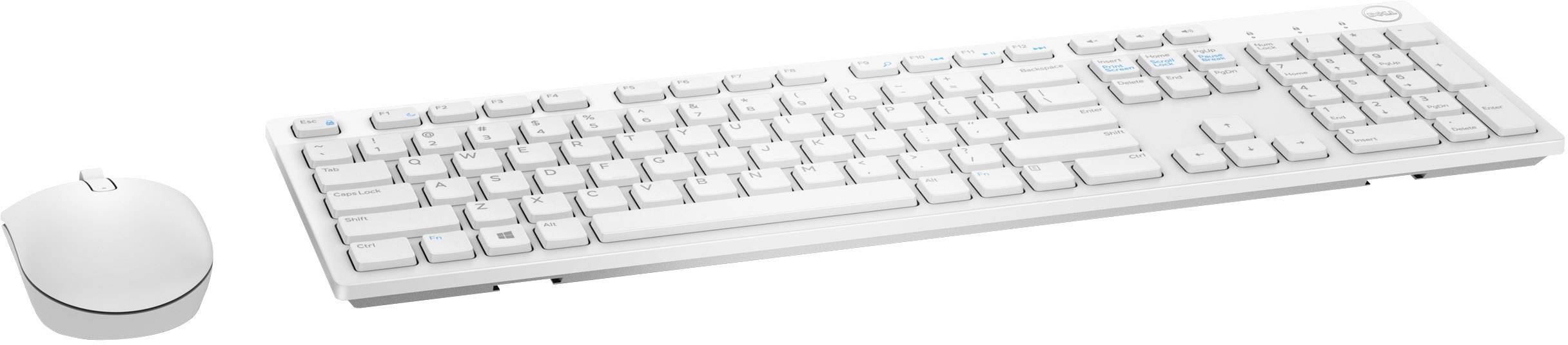 Dell KM363 Funk Tastatur, Maus-Set Deutsch, QWERTZ, Windows® Weiß