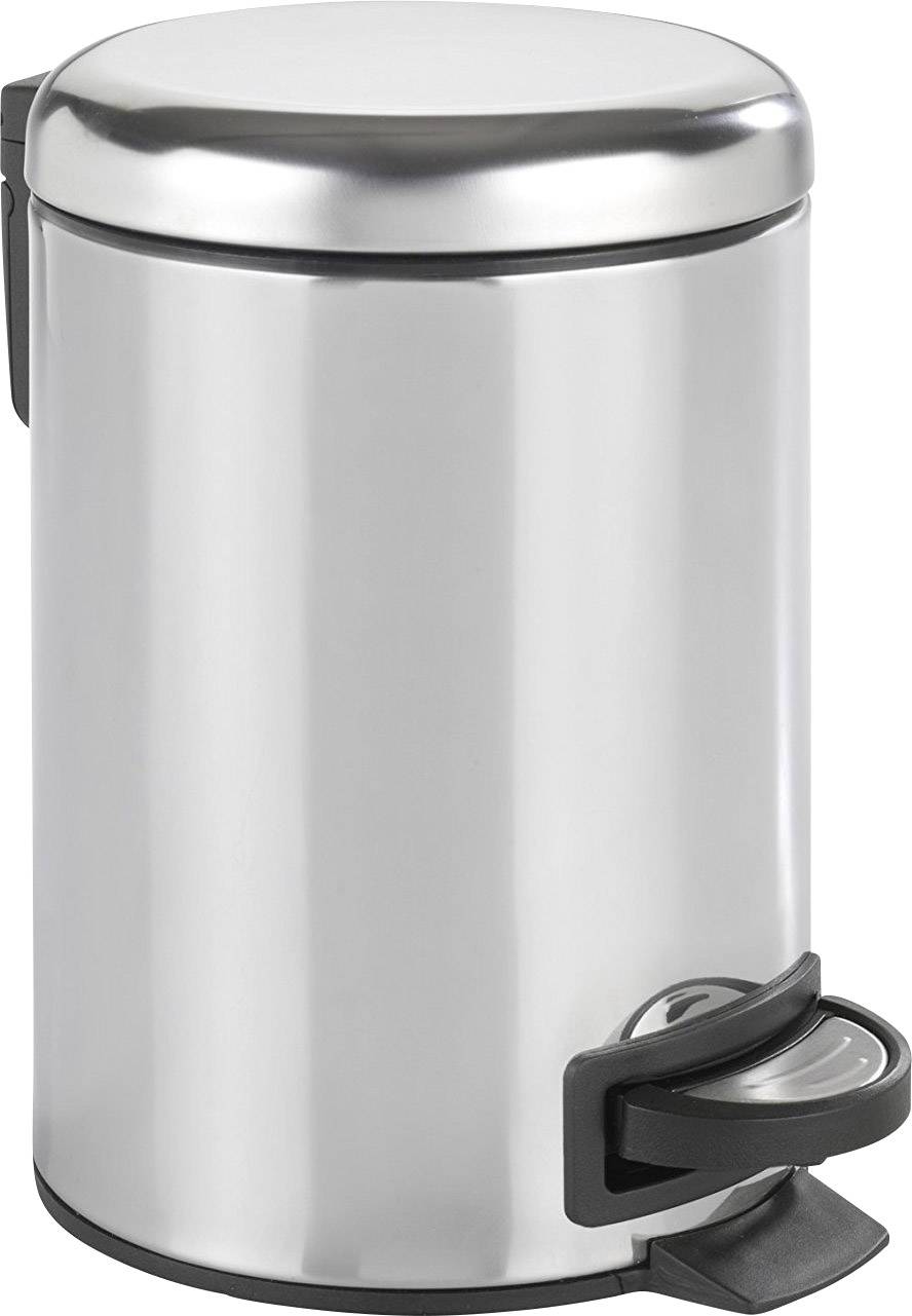 Wenko Treteimer Leman 3 L Edelstahl 22444100