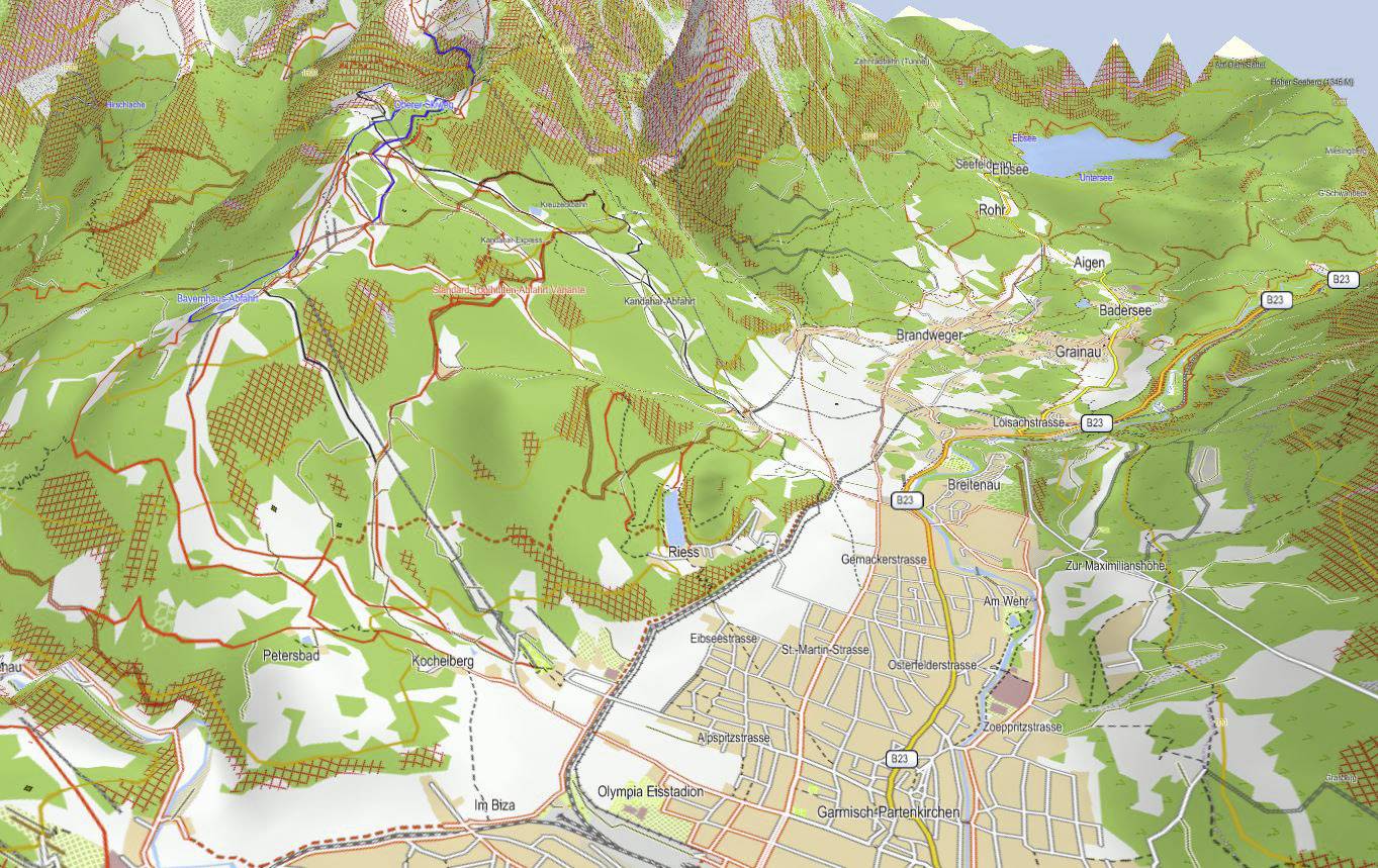 Garmin Wanderkarte Outdoorkarte Fahrrad, Wandern Deutschland inkl. topographische Karten