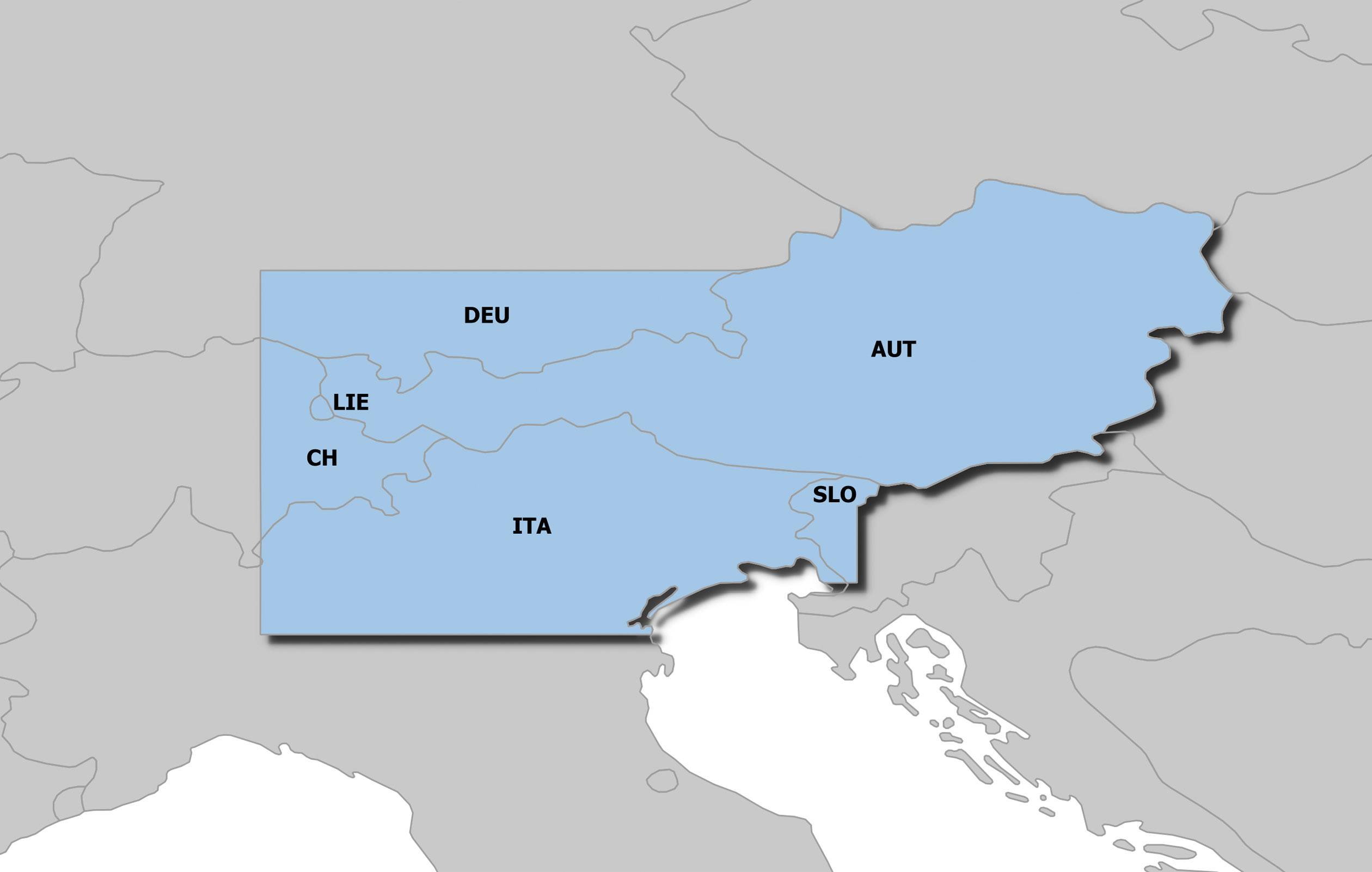 Garmin  Wanderkarte Outdoorkarte Fahrrad, Wandern Österreich, Deutschland inkl. topographische Karten