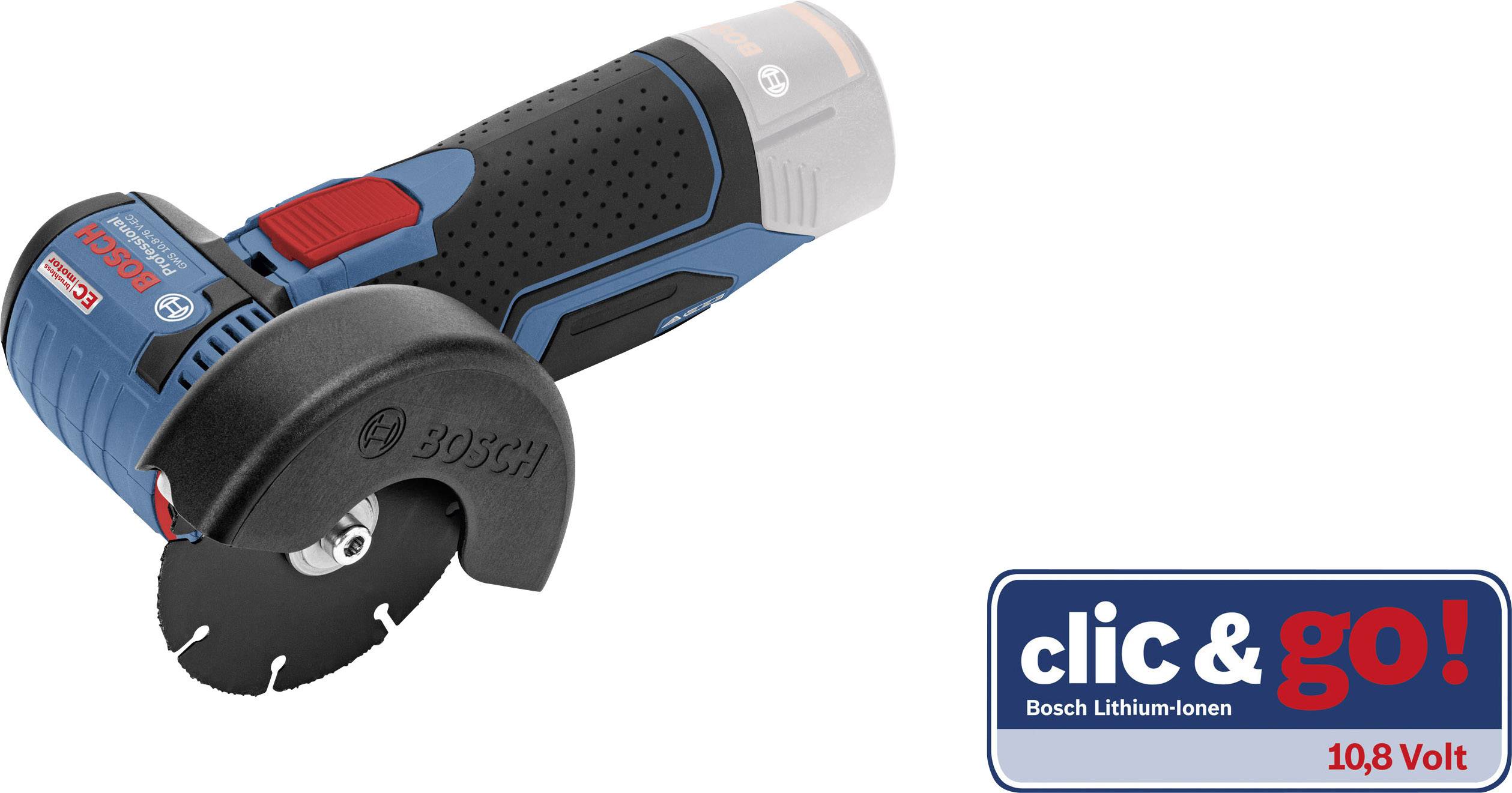 Bosch Professional 06019F2000 Akku-Winkelschleifer 76 mm ohne Akku 12 V