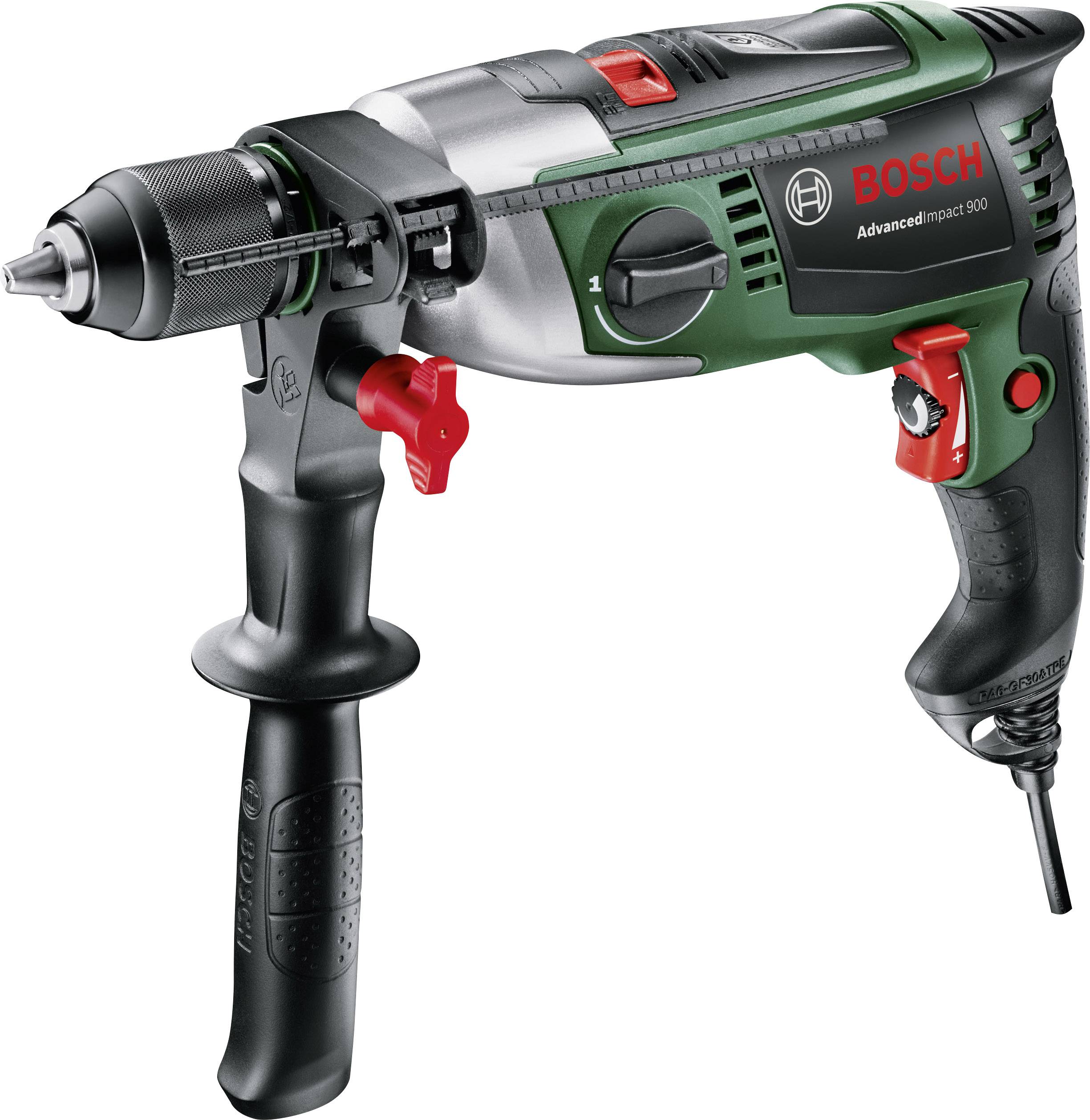 Bosch Home and Garden AdvancedImpact 900 2-Gang-Schlagbohrmaschine 900W inkl. Koffer