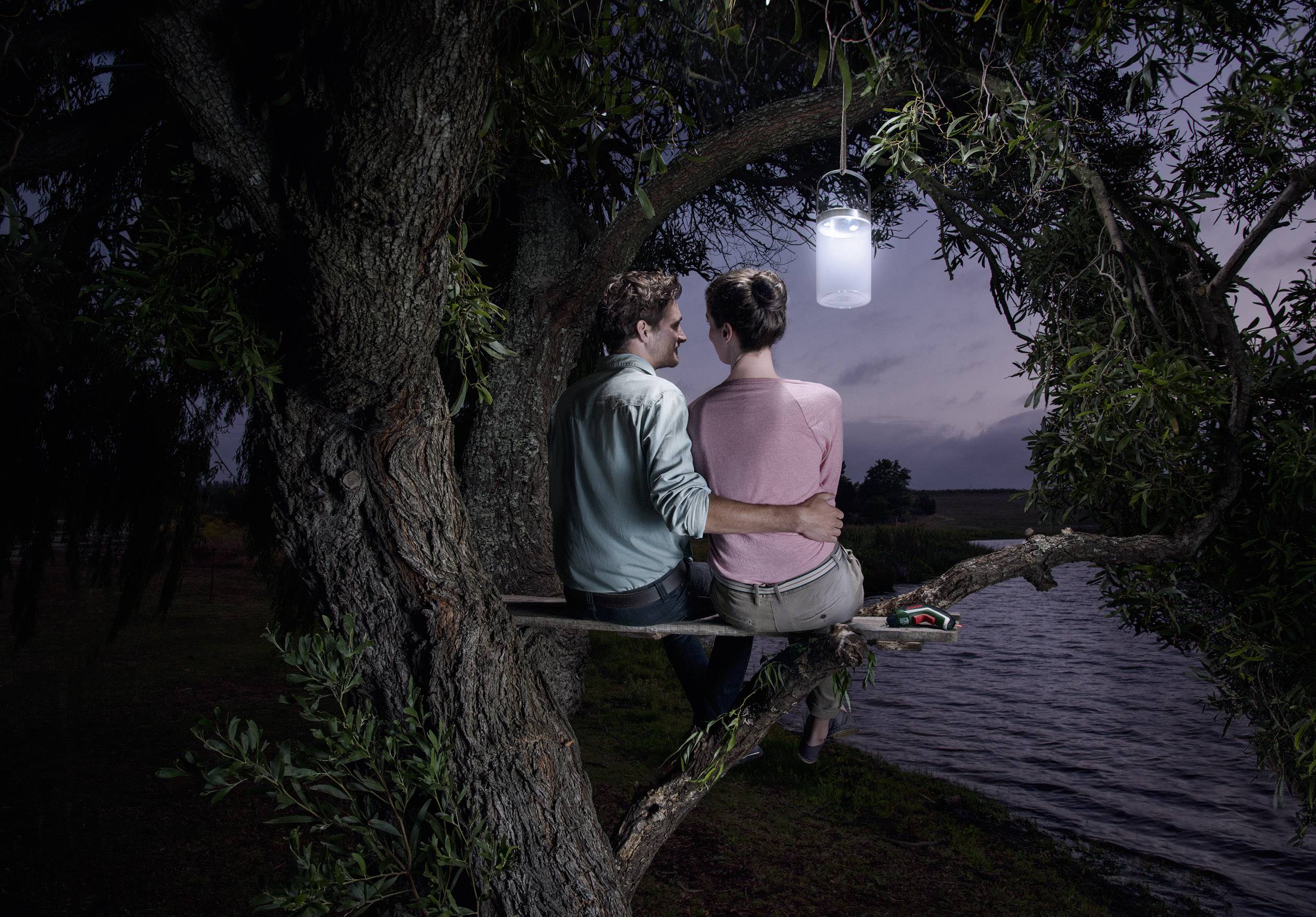 Bosch IXO Solarlampe Akkuschrauber