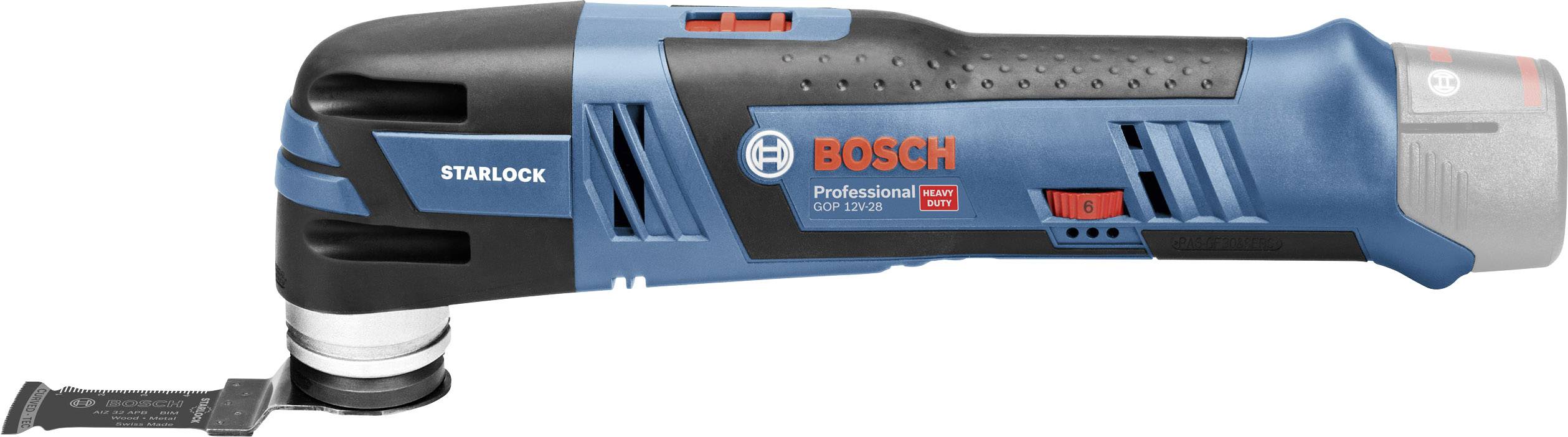 Bosch Professional 06018B5001 Akku-Multifunktionswerkzeug ohne Akku 12 V Anzahl mitgelieferte Akkus 0