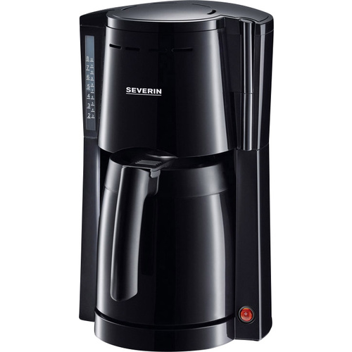 Severin KA 4115 Coffee maker Black Cup volume=8 Thermal jug