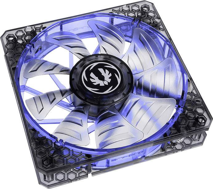 Bitfenix Spectre Pro PC-Gehäuse-Lüfter Schwarz, Blau (B x H x T) 120 x 120 x 25mm inkl. LED-Beleuchtung