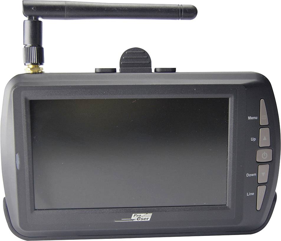 ProUser DRC 4340 Funk-Rückfahrvideosystem 2 Kamera-Eingänge