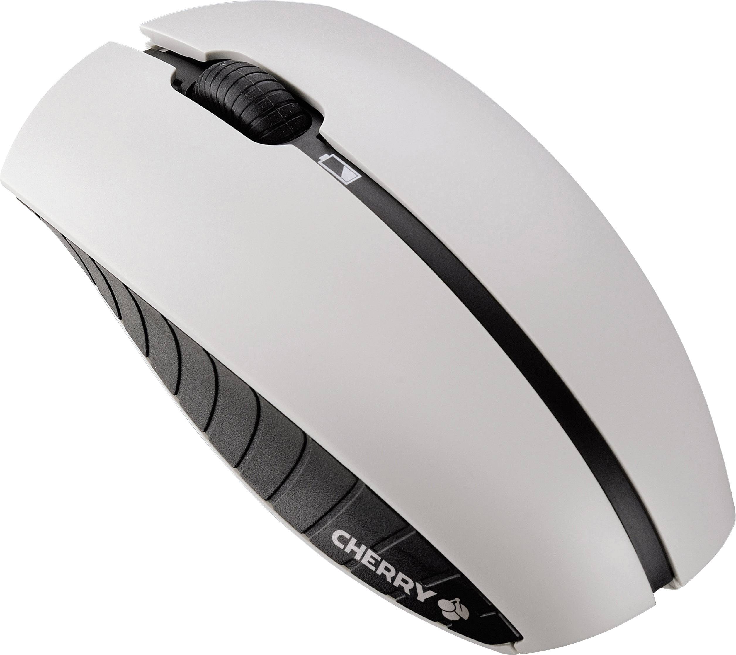 Cherry B. Unlimited 3.0 Funk Tastatur, Maus-Set Deutsch, QWERTZ Weiß