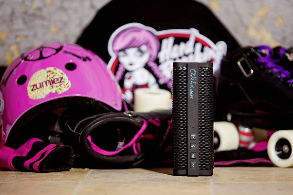 Lamax Street ST-1 Bluetooth® Lautsprecher FM Radio, Freisprechfunktion, SD, USB Schwarz, Türkis