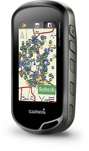 Garmin Oregon 700 Outdoor Navi Geocaching, Wandern, Fahrrad spritzwassergeschützt, Bluetooth®, GLONASS, GPS