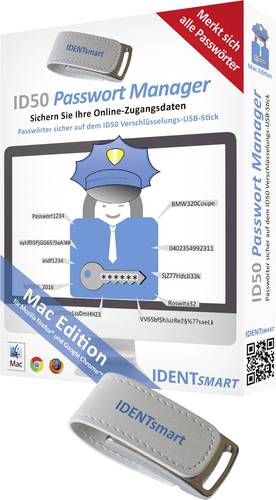 USB Passwort Manager Stick ID50 Password-Safe Mac-Edition S1103020206