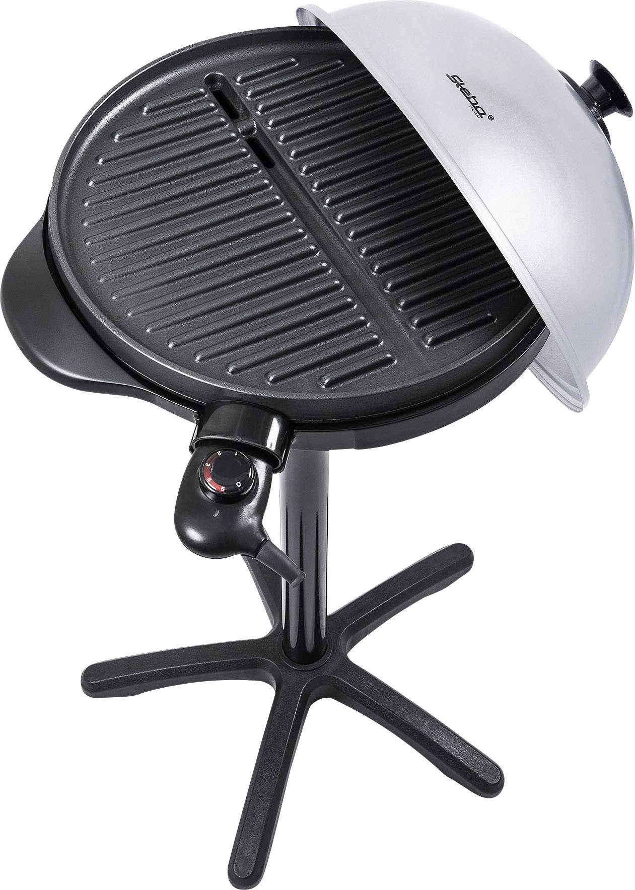 Steba VG 250 Elektro Grill Grill-Fläche (Durchmesser)=400 mm Schwarz, Silber