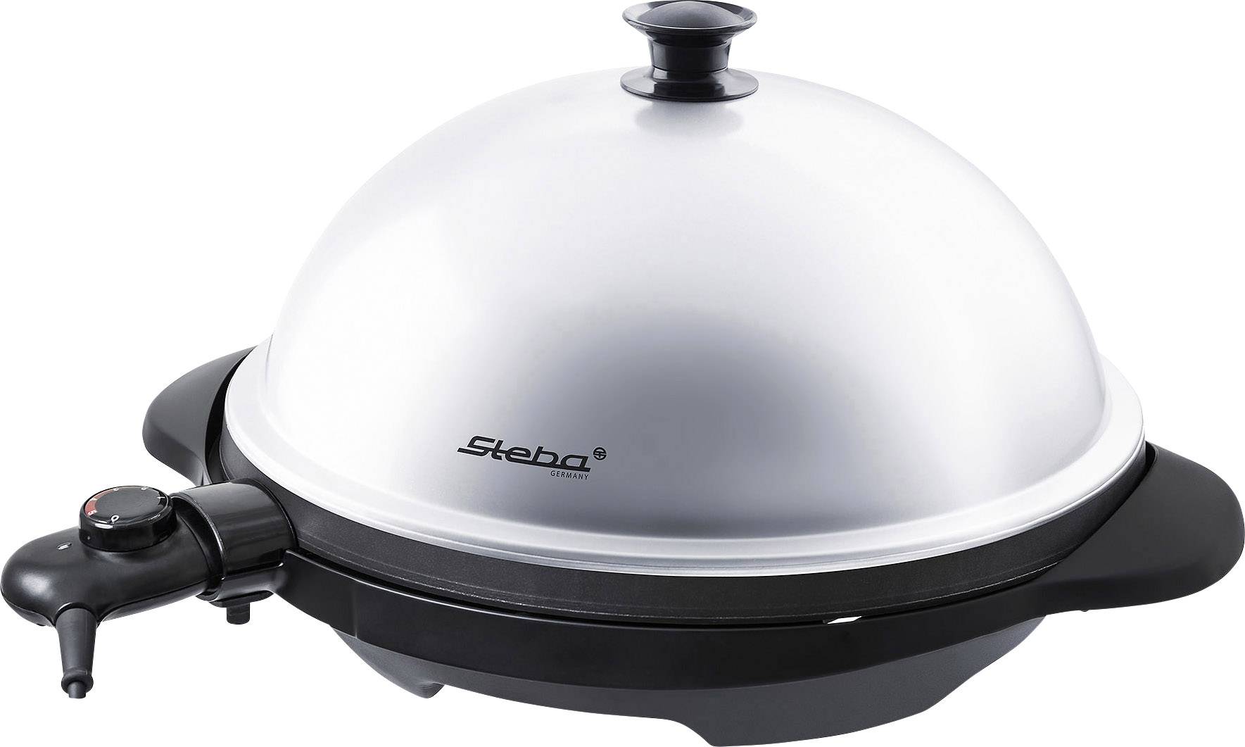 Steba VG 250 Elektro Grill Grill-Fläche (Durchmesser)=400 mm Schwarz, Silber