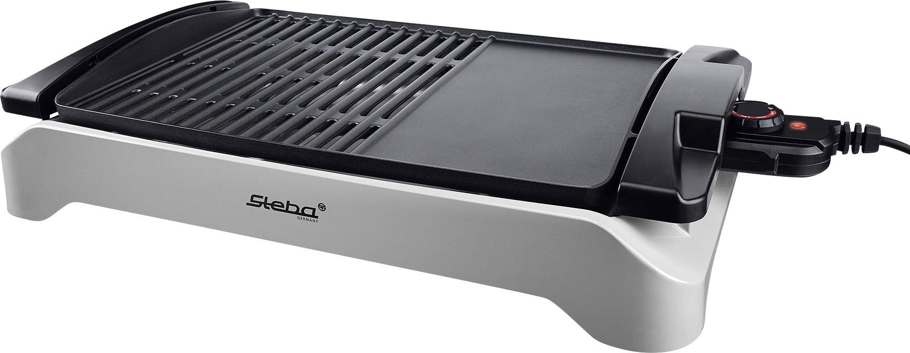 Steba VG 101 Elektro Tischgrill mit manueller Temperatureinstellung Schwarz, Grau
