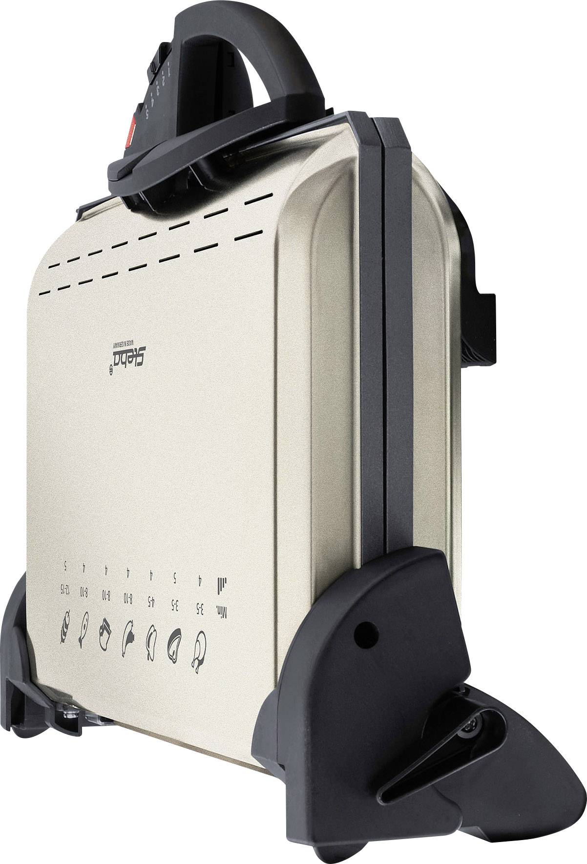 Steba PG 4.4 Elektro Kontaktgrill mit manueller Temperatureinstellung Champagner, Schwarz