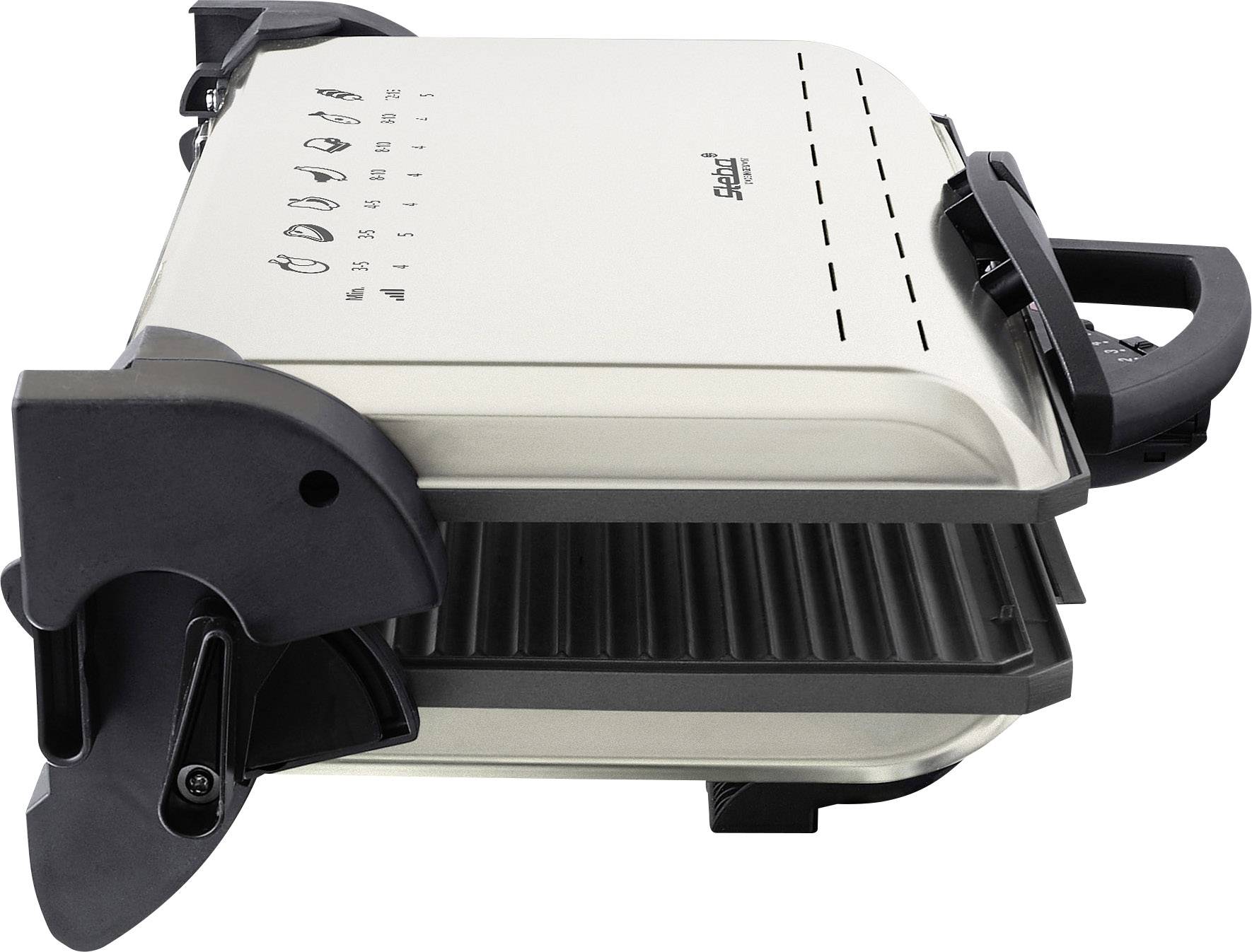 Steba PG 4.4 Elektro Kontaktgrill mit manueller Temperatureinstellung Champagner, Schwarz