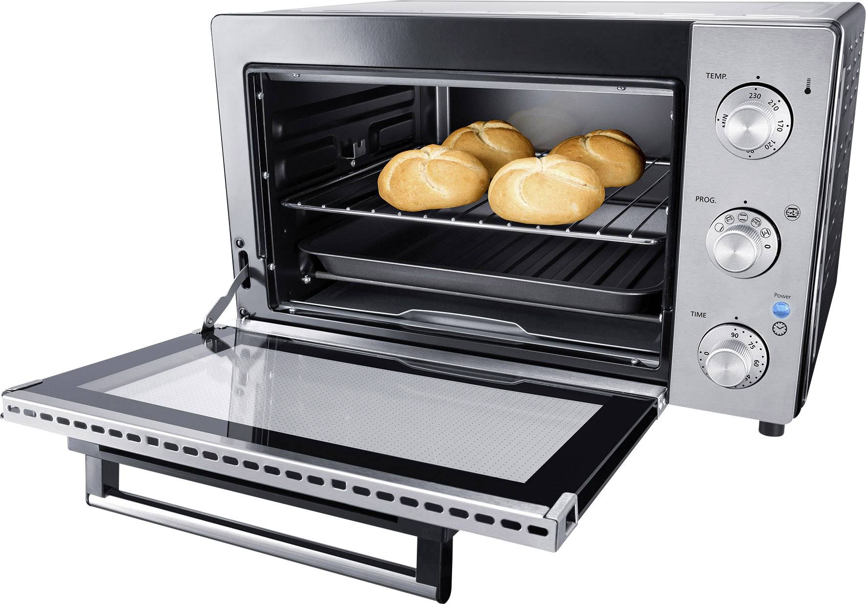 Steba Germany KB 28 Minibackofen mit Grillspieß 28l