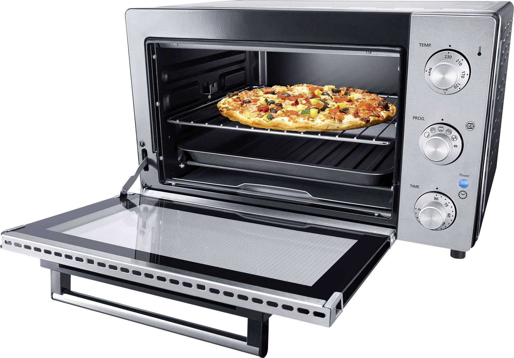 Steba Germany KB 28 Minibackofen mit Grillspieß 28l