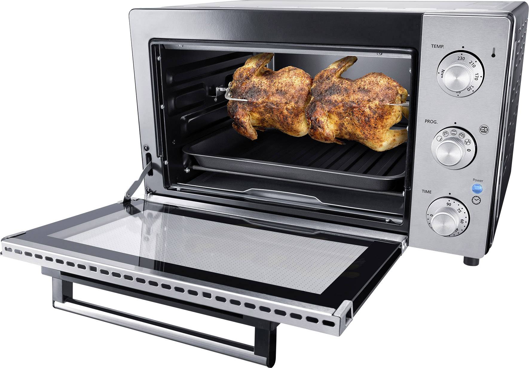 Steba Germany KB 28 Minibackofen mit Grillspieß 28l
