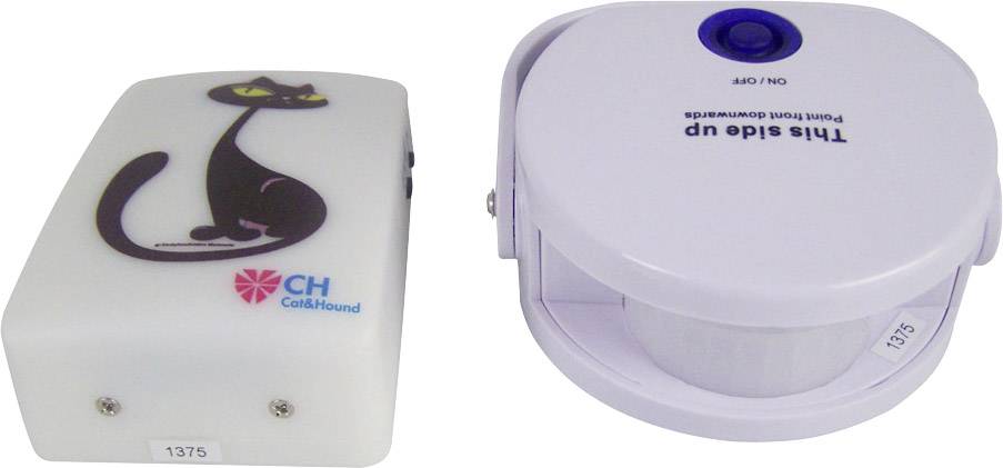 Cat & Hound Cat doorbell Haustier-Türklingel Weiß 1St.