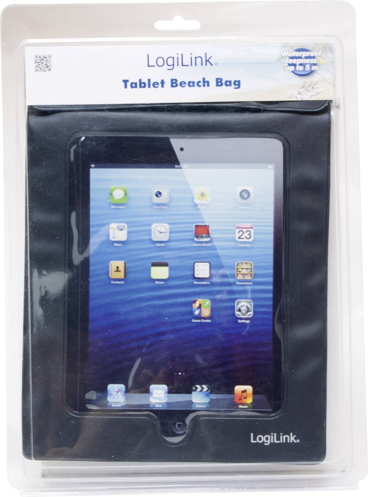 LogiLink Tablet Tasche 25,4 cm (10") Fenstertasche Schwarz