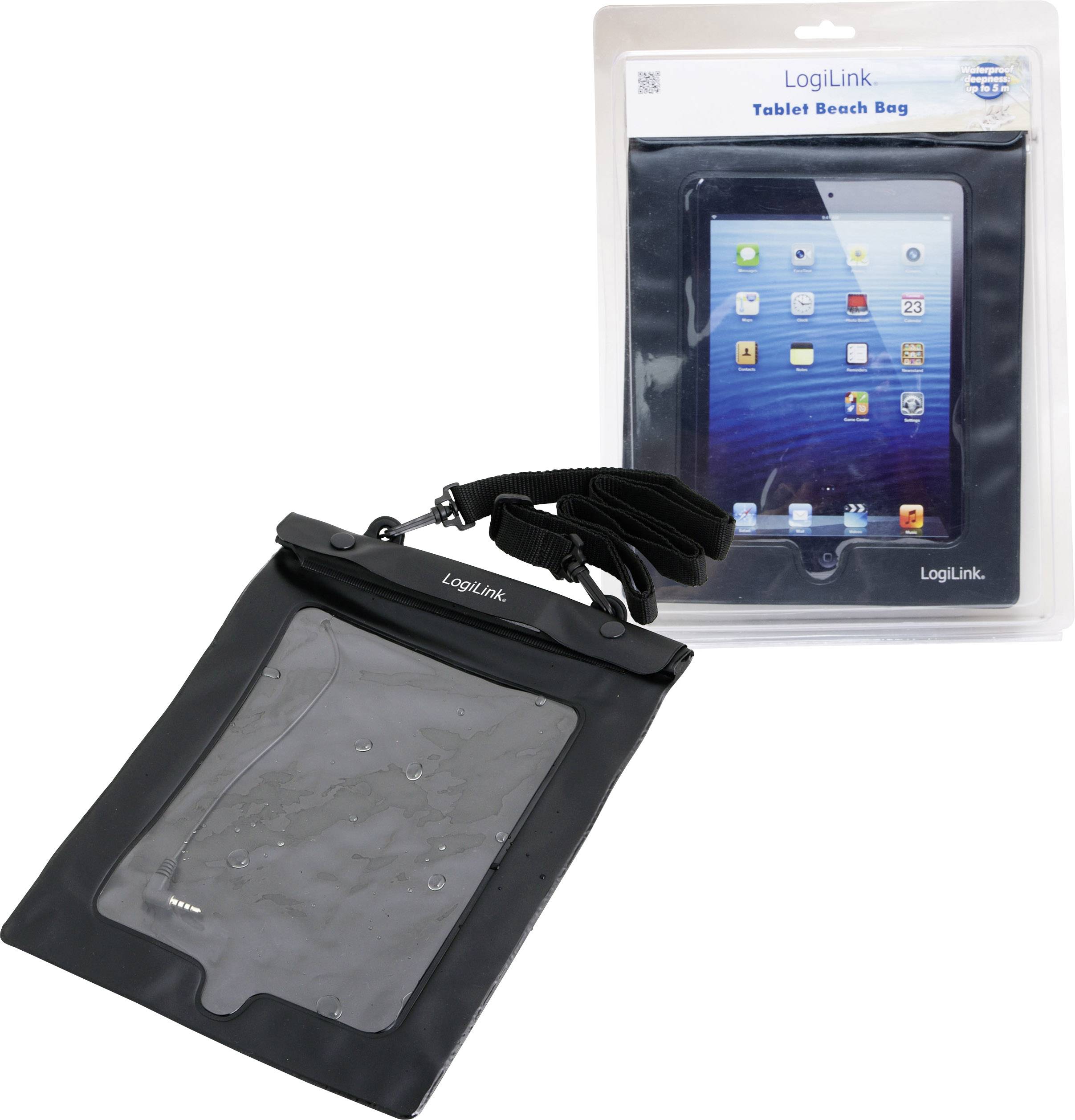 LogiLink Tablet Tasche 25,4 cm (10") Fenstertasche Schwarz