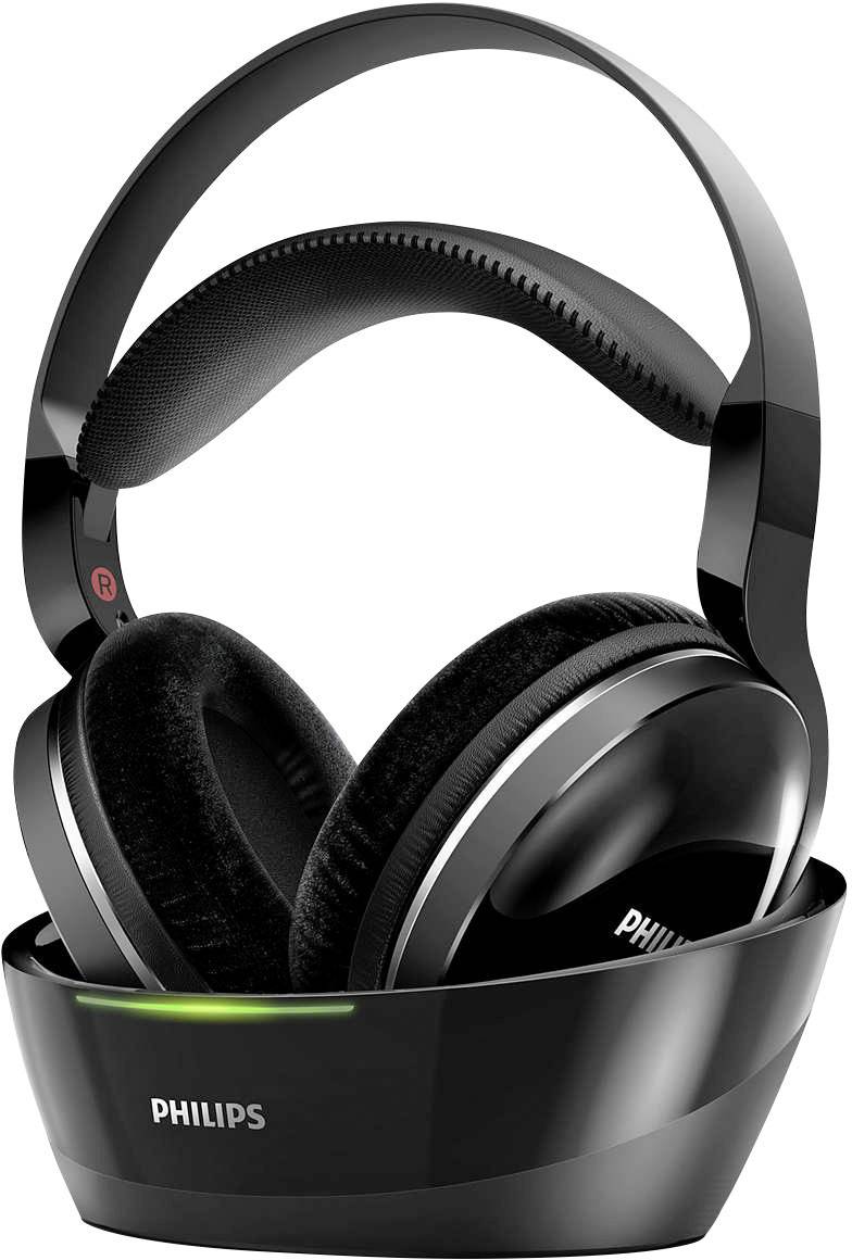 Philips SHD8850 Over Ear Kopfhörer Funk Schwarz High-Resolution Audio Batterieladeanzeige