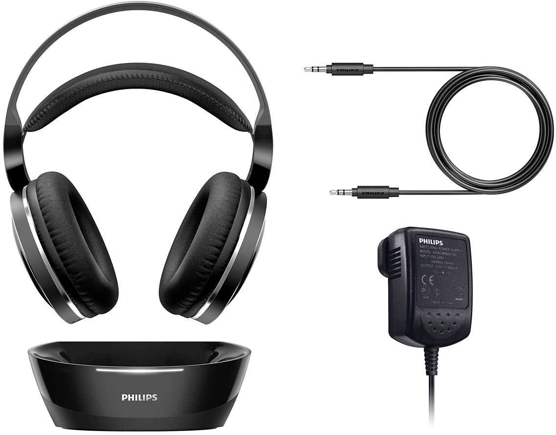 Philips SHD8800 Funk HiFi Over Ear Kopfhörer Over Ear High-Resolution Audio Schwarz