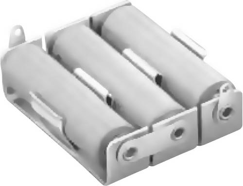 Keystone 147 Batteriehalter 3x Mignon (AA) Lötanschluss (L x B x H) 54 x 44 x 15mm