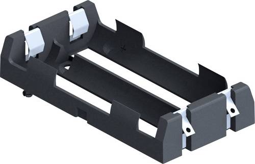 Keystone Electronics 1047 Batteriehalter 2x 18650 Lötanschluss (L x B x H) 77 x 40 x 15 mm