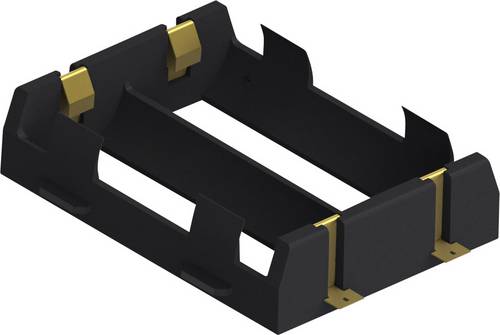 Keystone 1108 Batteriehalter 2x 26650 Oberflächenmontage SMD (L x B x H) 86 x 56 x 19mm