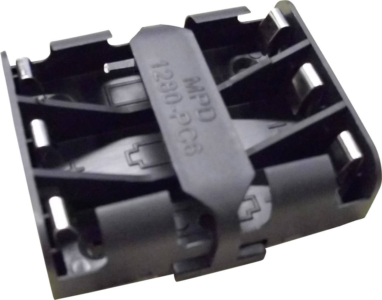 MPD BK-1280-PC6 Batteriehalter 3x Mignon (AA) Lötanschluss (L x B x H) 60 x 48 x 17mm