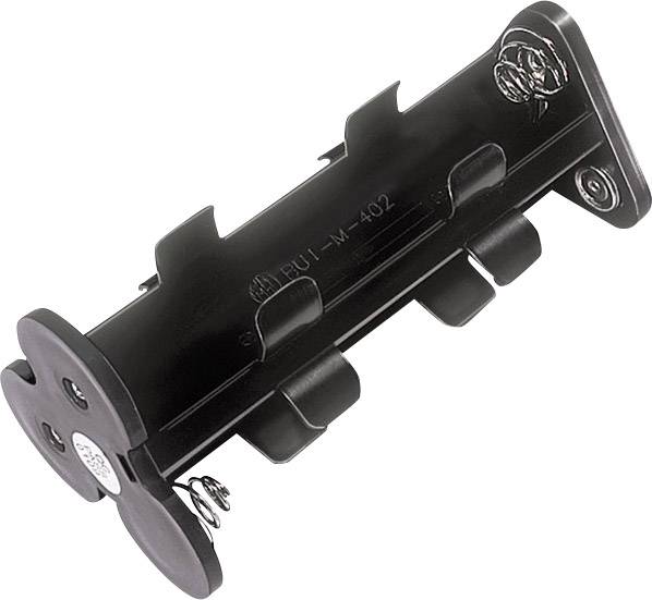 MPD BU1-M-402 Batteriehalter 6x Baby (C) Kontaktpole (L x B x H) 112 x 53 x 48mm